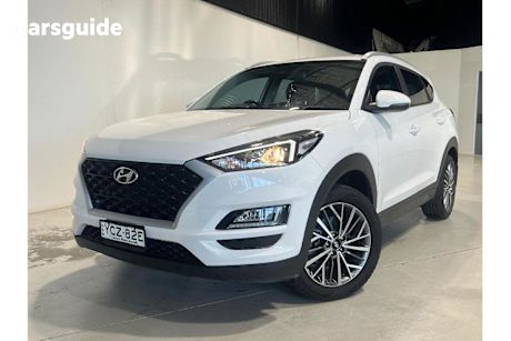 White 2019 Hyundai Tucson Wagon ACTIVE X F