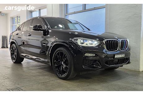 Black 2018 BMW X4 Coupe Xdrive 30I M Sport X