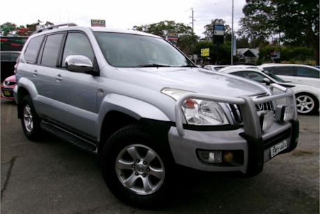 Silver 2007 Toyota Landcruiser Prado Wagon GXL (4X4)