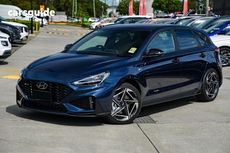 Blue 2024 Hyundai I30 Hatchback N Line Mhev