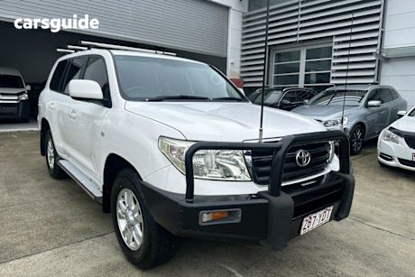 White 2010 Toyota Landcruiser Wagon GXL (4X4)