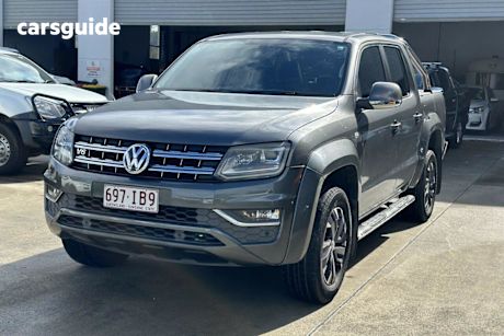Grey 2017 Volkswagen Amarok Dual Cab Utility V6 TDI 550 Highline