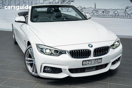 White 2018 BMW 430I Convertible M Sport