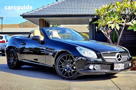 Black 2011 Mercedes-Benz SLK200 Convertible BE