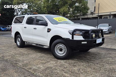 White 2020 Ford Ranger Double Cab Chassis XL 2.2 HI-Rider (4X2)
