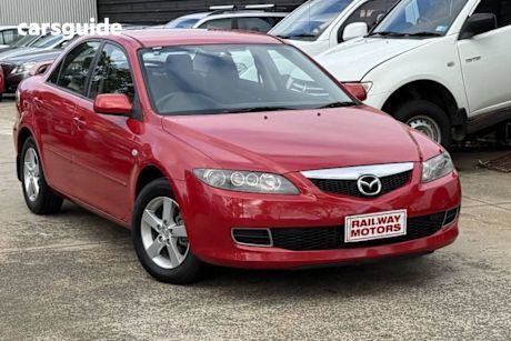 Red 2006 Mazda 6 Sedan Limited