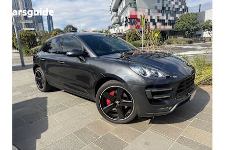 Grey 2017 Porsche Macan Wagon Turbo