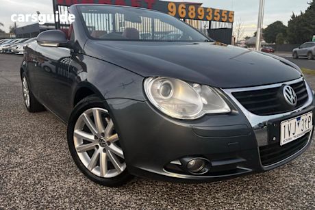 Grey 2008 Volkswagen EOS Convertible 147 TSI