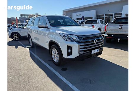 White 2023 Ssangyong Musso Crew Cab Pickup ELX