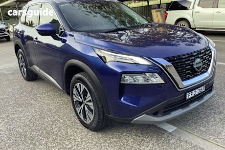 Blue 2022 Nissan X-Trail Wagon ST-L (2WD)