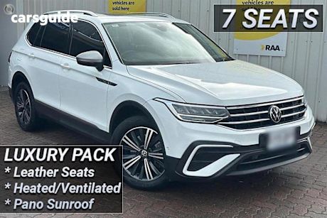 White 2022 Volkswagen Tiguan SUV 132TSI LIFE ALLSPACE 4WD