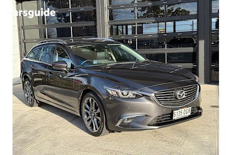 Grey 2016 Mazda 6 Wagon GT