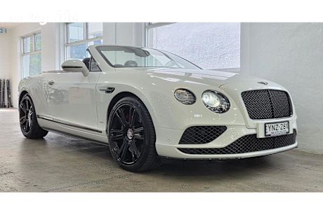White 2016 Bentley Continental Convertible GT V8 S