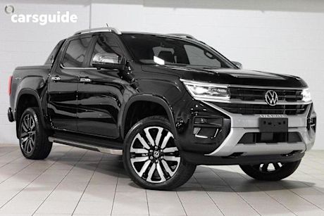 Black 2023 Volkswagen Amarok Dual Cab Utility Aventura TSI452 4Motion