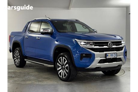 Blue 2024 Volkswagen Amarok Dual Cab Utility Aventura TSI452 4Motion