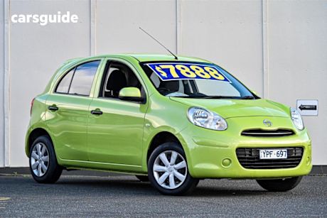 Green 2011 Nissan Micra Hatchback ST