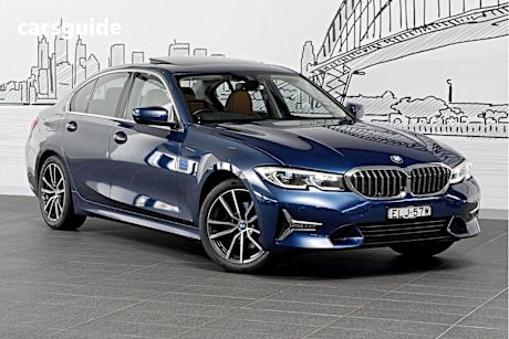 Blue 2020 BMW 320I Sedan Luxury Line