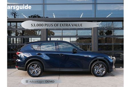 Blue 2025 Mazda CX-60 Wagon G40E Evolve Hybrid