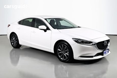 White 2021 Mazda 6 Sedan Sport