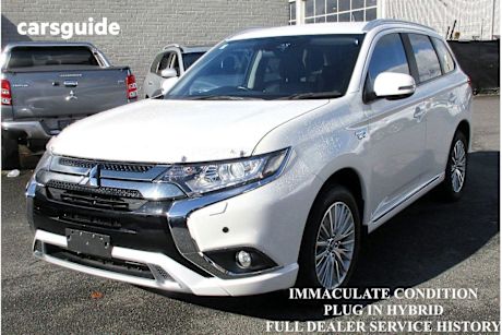 White 2019 Mitsubishi Outlander Wagon Phev (hybrid) ES Adas
