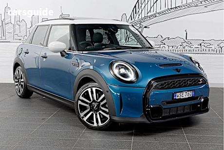Blue 2021 Mini Cooper Hatchback S Mini Yours 5D Hatch