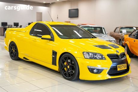 Yellow 2010 HSV Maloo Utility R8
