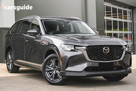 Grey 2024 Mazda CX-80 Wagon P50E Touring