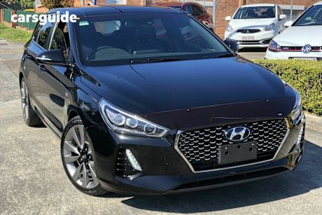 Black 2017 Hyundai I30 Hatchback SR Premium