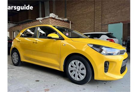 Yellow 2020 Kia RIO Hatch S F