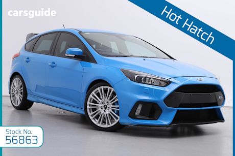 Blue 2017 Ford Focus Hatchback RS