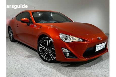 Orange 2012 Toyota 86 Coupe GT R