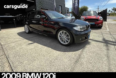 Black 2009 BMW 120I Hatchback
