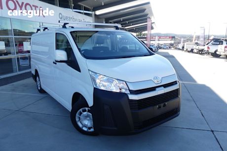 White 2020 Toyota Hiace Van LWB (4 Door Option)