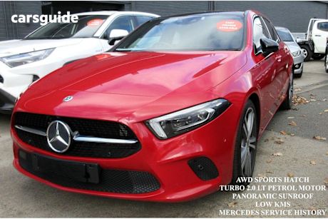 Red 2019 Mercedes-Benz A250 Hatchback 4Matic