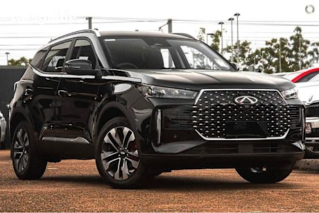 Black 2025 Chery Tiggo 4 SUV ULTIMATE F