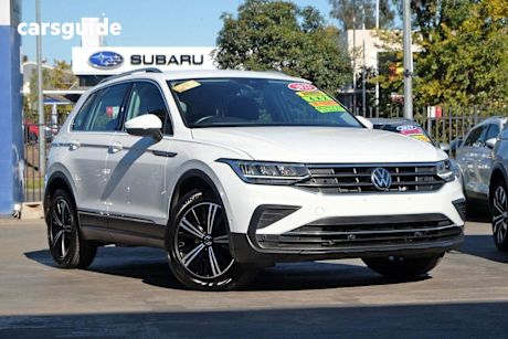 White 2022 Volkswagen Tiguan Wagon 110TSI Life