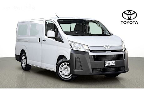 White 2022 Toyota Hiace Van LWB
