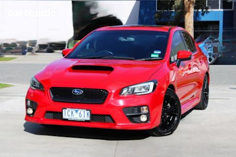 Red 2014 Subaru WRX Sedan Premium (awd)