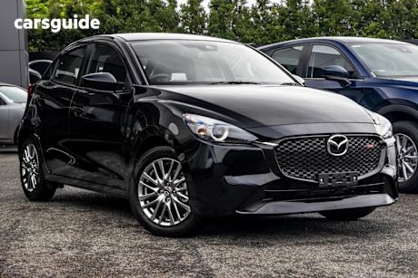 Black 2024 Mazda 2 Hatchback G15 Evolve