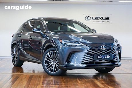 Grey 2025 Lexus RX SUV RX450H+ SPORTS LUXURY 4X4