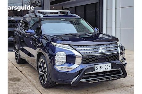 Blue 2021 Mitsubishi Outlander Wagon Exceed 7 Seat (awd)