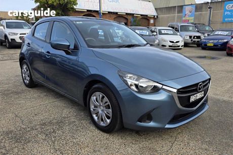 Blue 2014 Mazda 2 Hatchback NEO