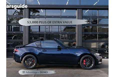 Blue 2024 Mazda MX-5 Convertible G20 RF GT RS