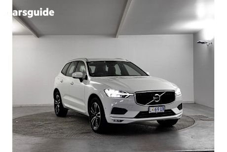 White 2019 Volvo XC60 Wagon T5 Momentum (Awd)