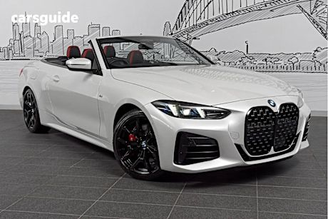 White 2024 BMW 420I Convertible M Sport