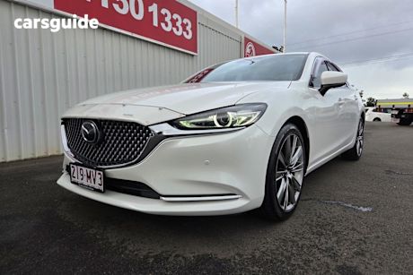 White 2019 Mazda 6 Sedan Atenza