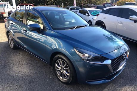 Blue 2021 Mazda 2 Sedan G15 Pure