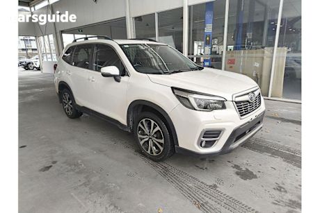 White 2020 Subaru Forester Wagon 2.5I Premium (awd)
