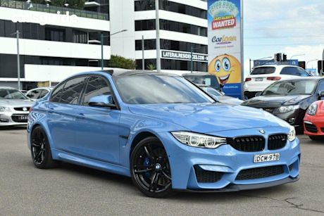 Blue 2015 BMW M3 Sedan F80 LCI Sedan 4dr M-DCT 7sp 3.0TT [Nov]