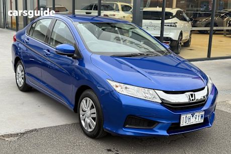 Blue 2014 Honda City Sedan VTI